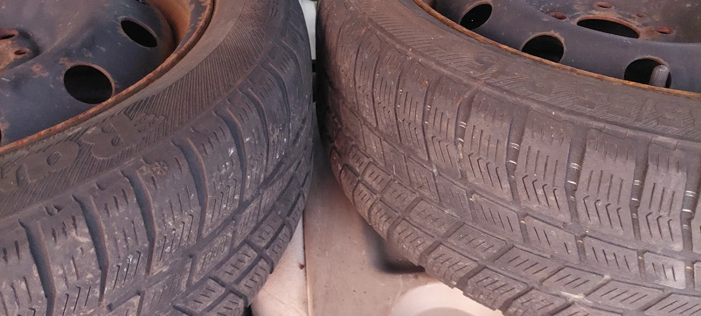 4x100 steel wheels and tires - photo 5