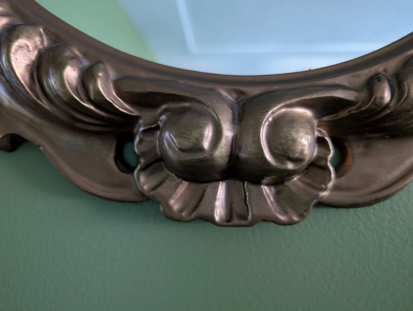 Vintage Baroque Hollywood Regency Mirror - photo 2