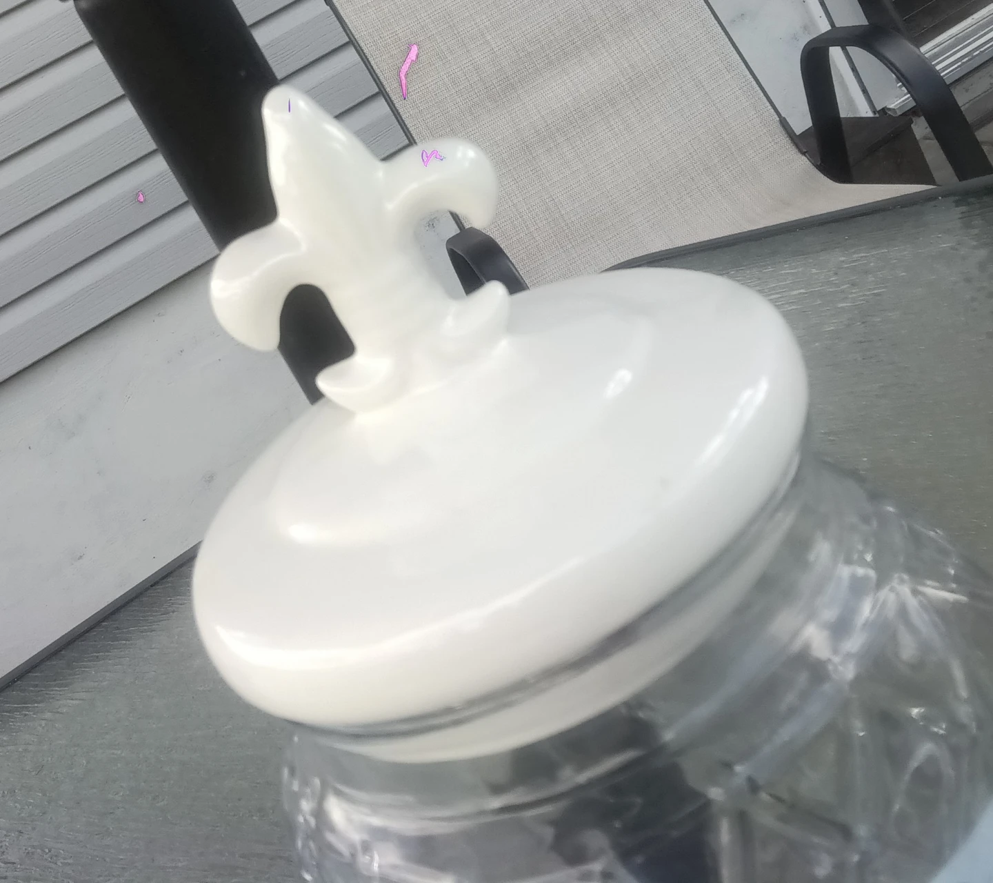 Bowring Decorative Glass Jar with Lid - photo 4