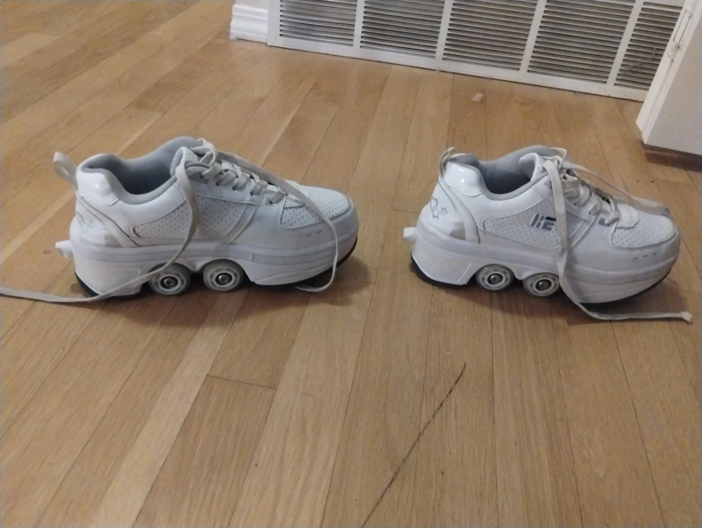 White Roller Shoes - photo 3