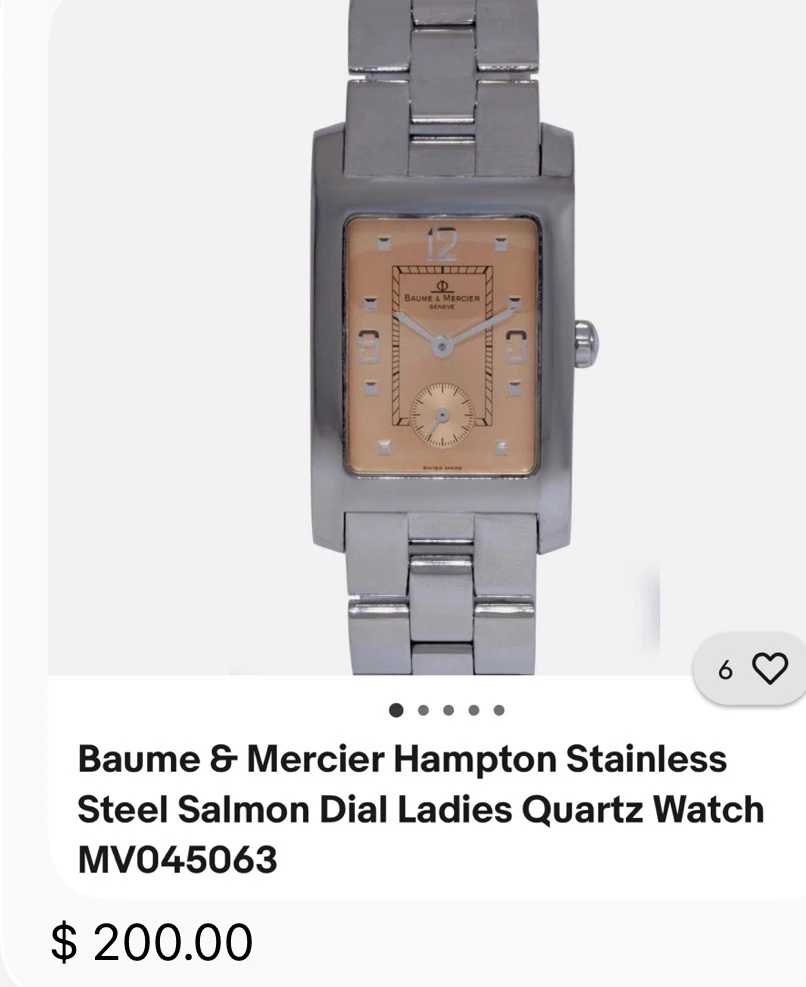 Baume & Mercier Hampton Quartz Watch MV045063