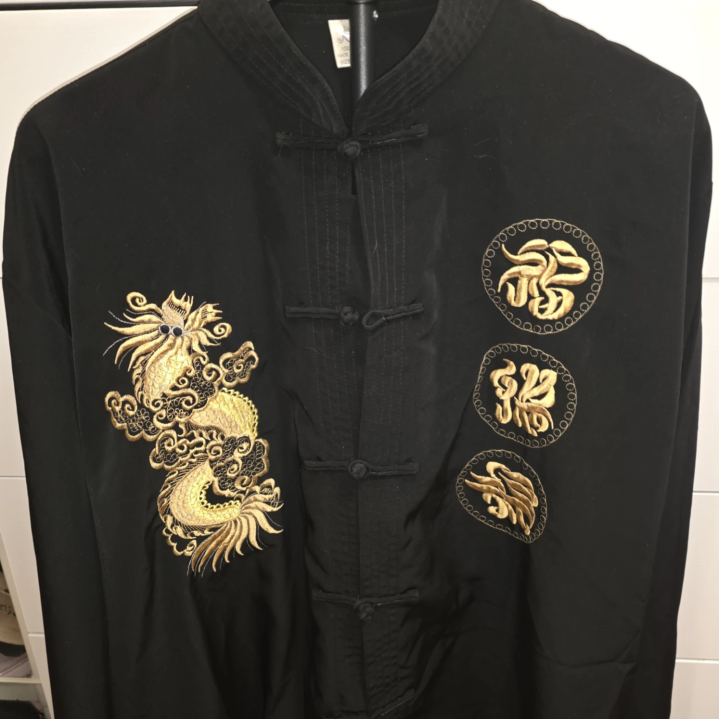 Miniye Black Dragon Embroidered Jacket - photo 5