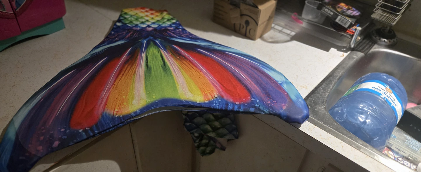 Rainbow Mermaid Tail Swimsuit