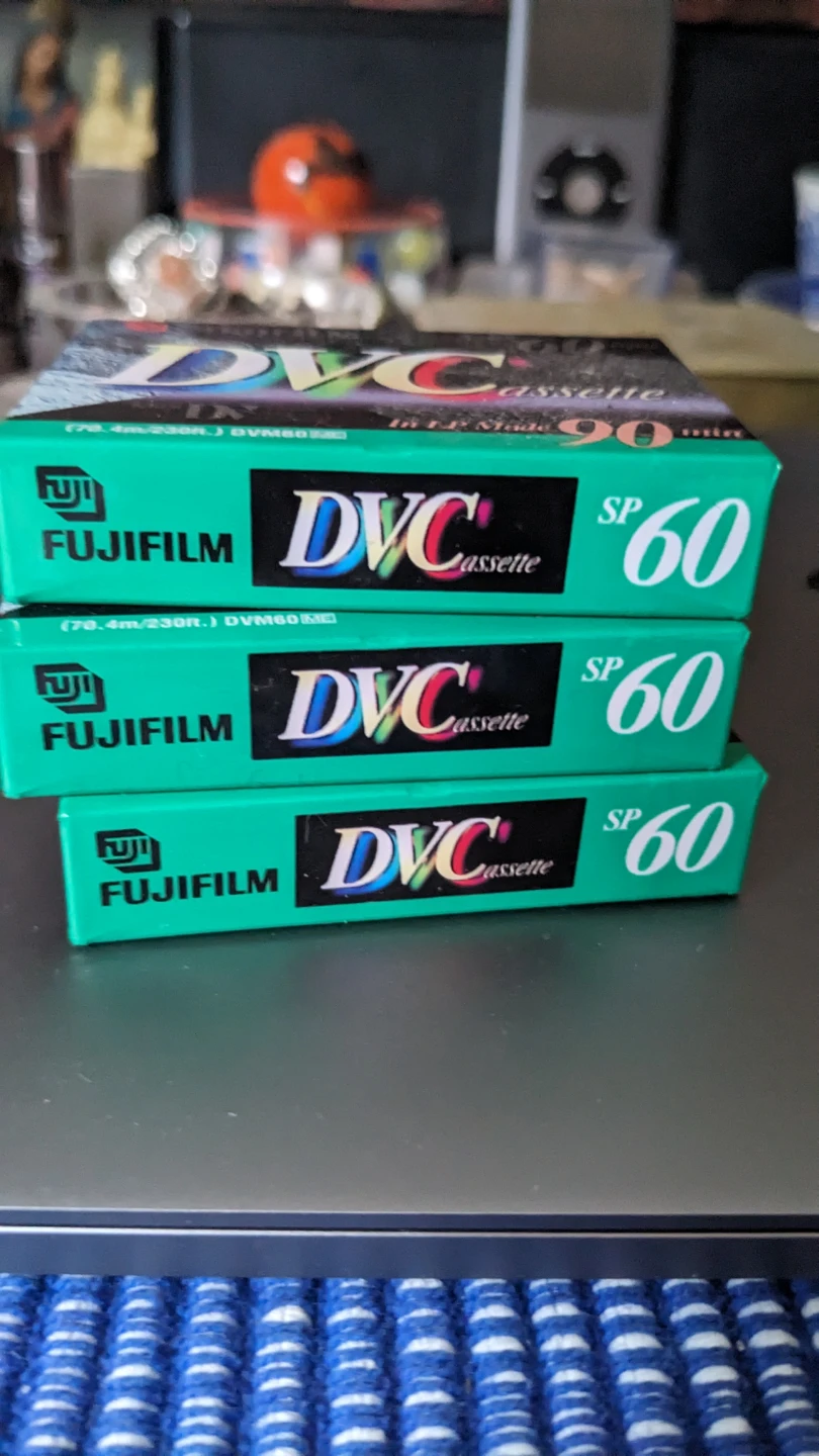 3 Fujifilm Mini DV Cassette Tapes