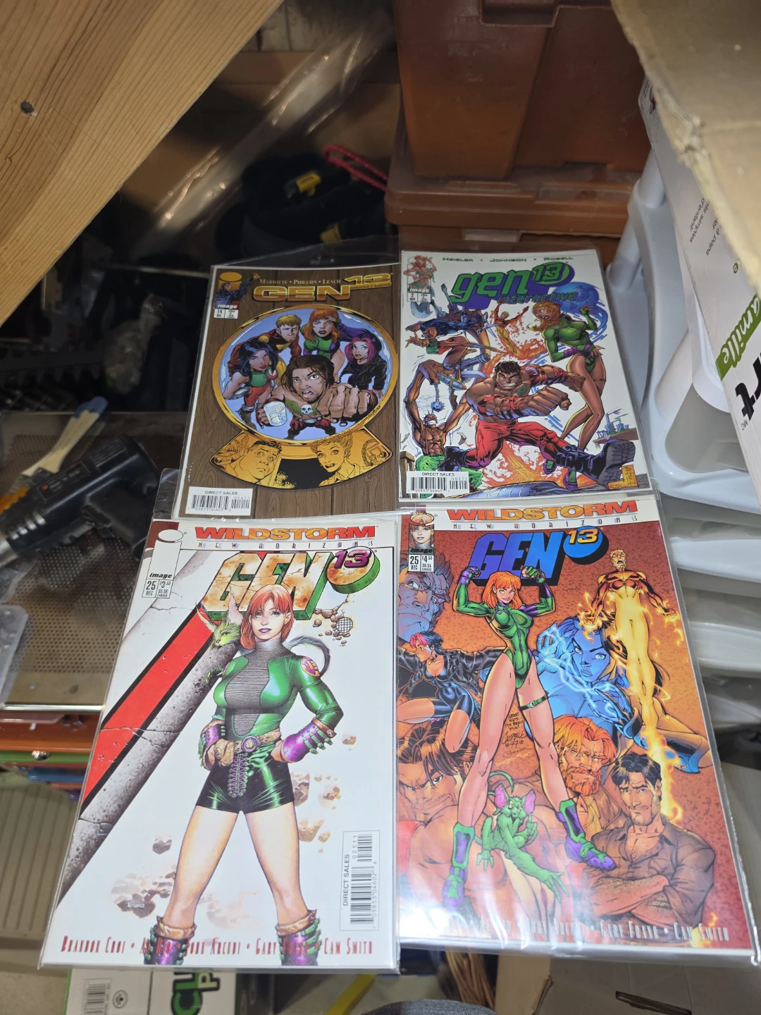 Set of 4 Gen 13 Comic Books