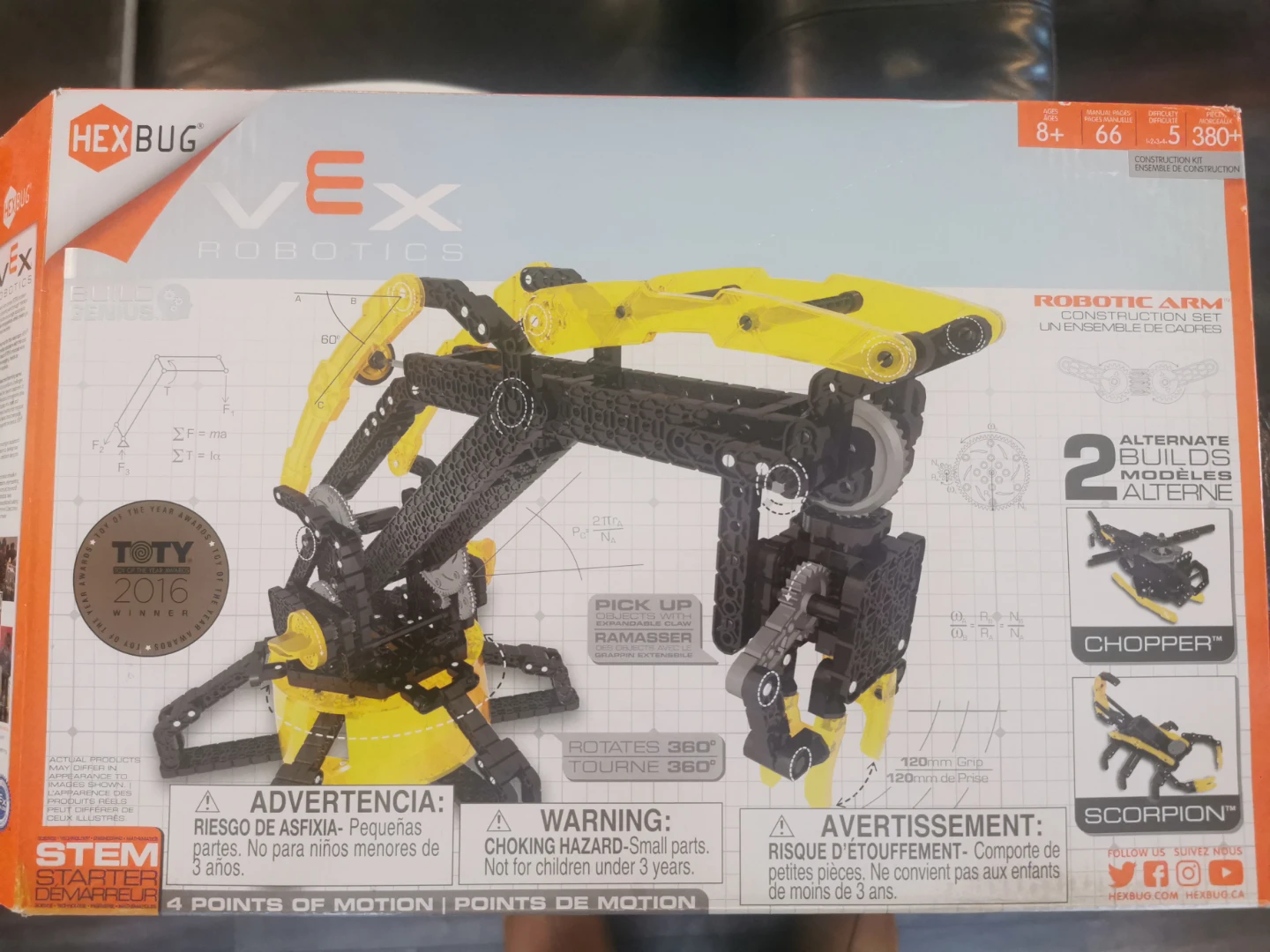 HEXBUG VEX Robotics Robotic Arm Construction Set