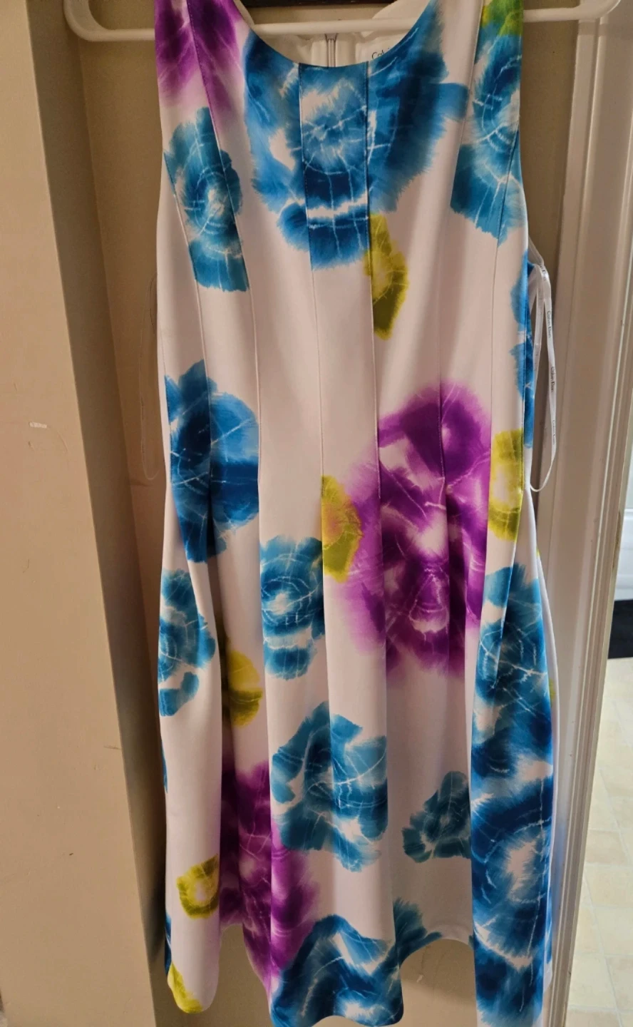 Calvin Klein Floral Sleeveless Dress - photo 3