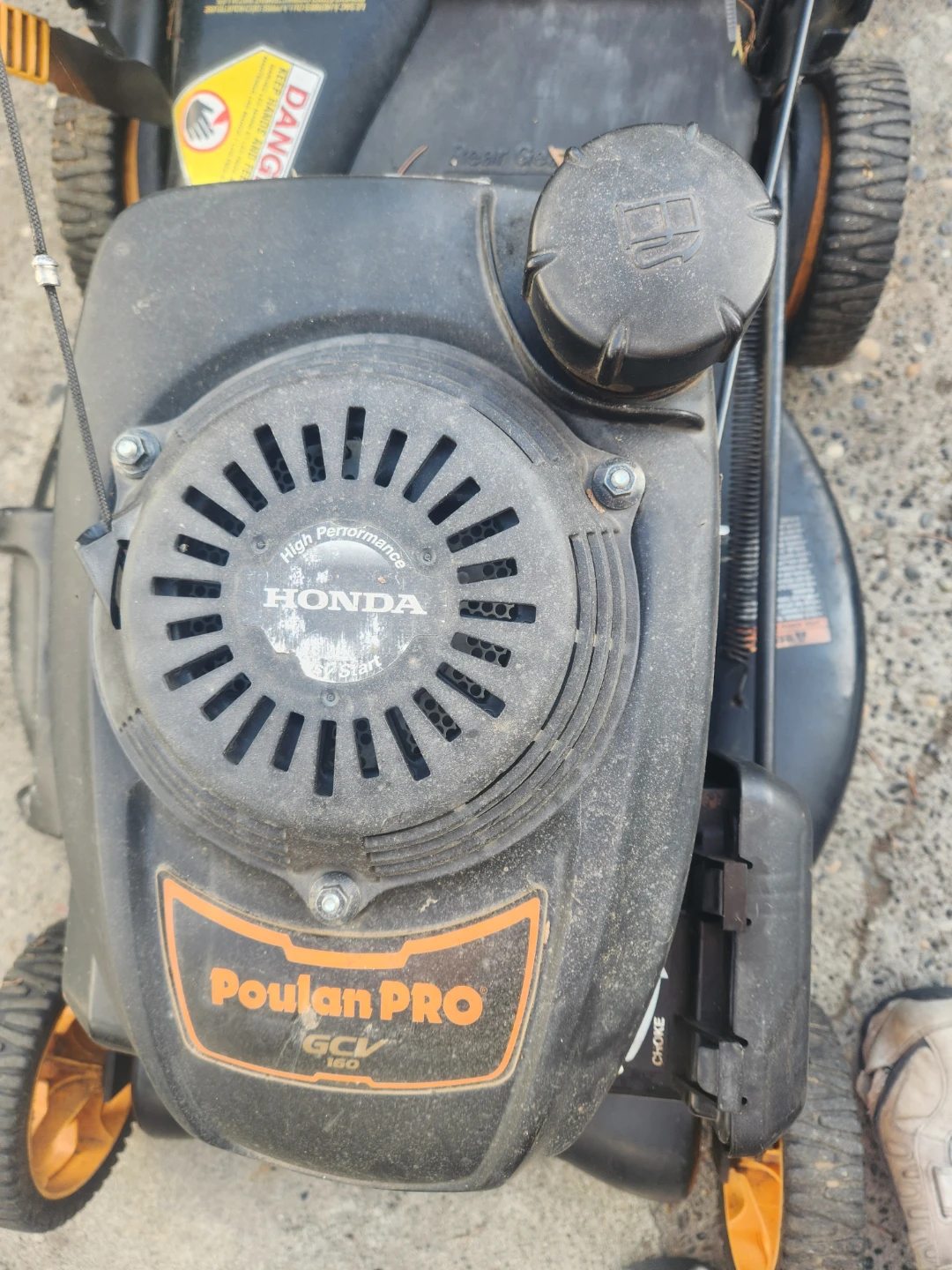 Poulan Pro GCV 160 Lawn Mower - photo 3