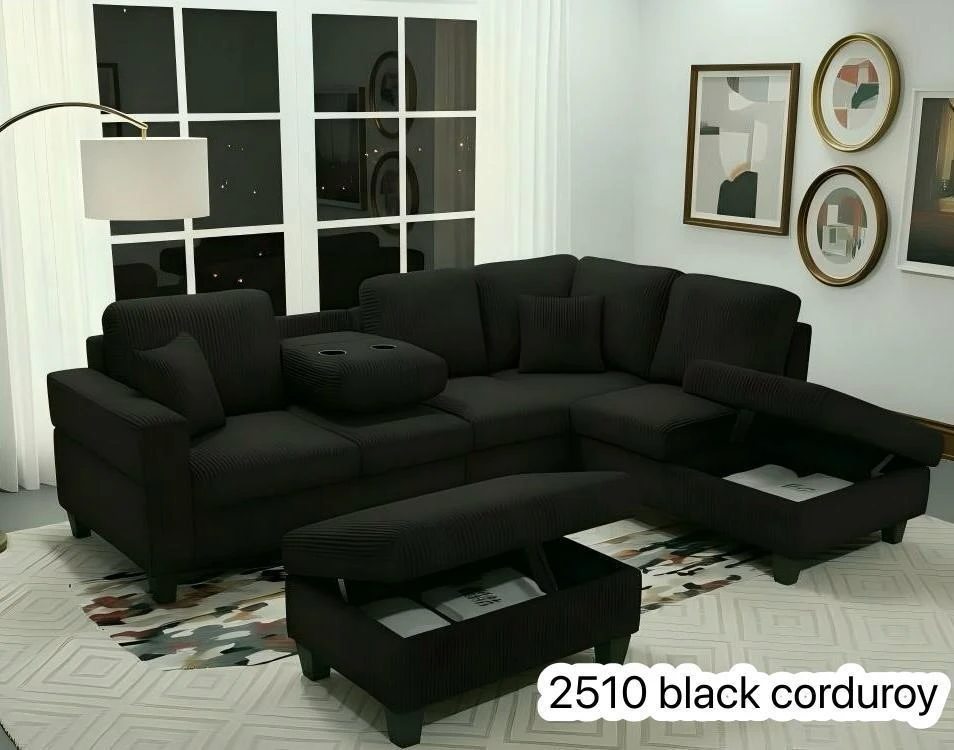 Sectional Sofa with Storage + ottoman - photo 3