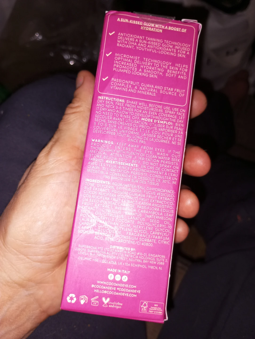 Coco & Eve Sunny Honey Antioxidant Face Tanning Micromist - photo 2