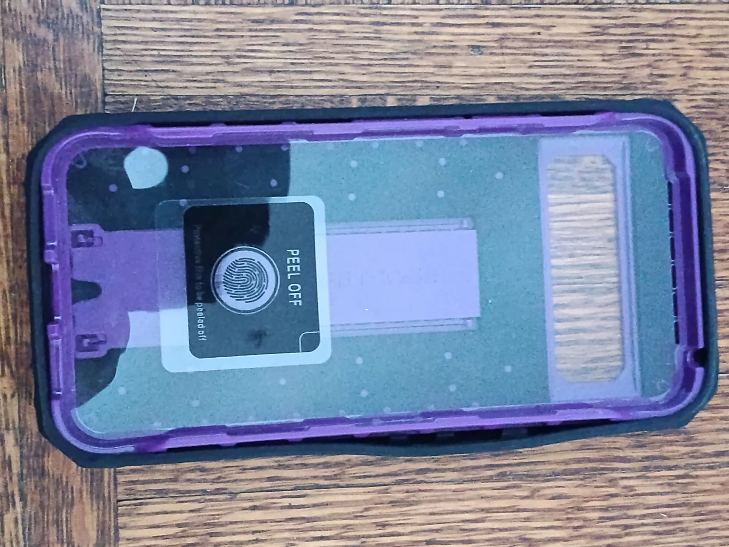 Google Pixel 8 Purple and Black Phone Case