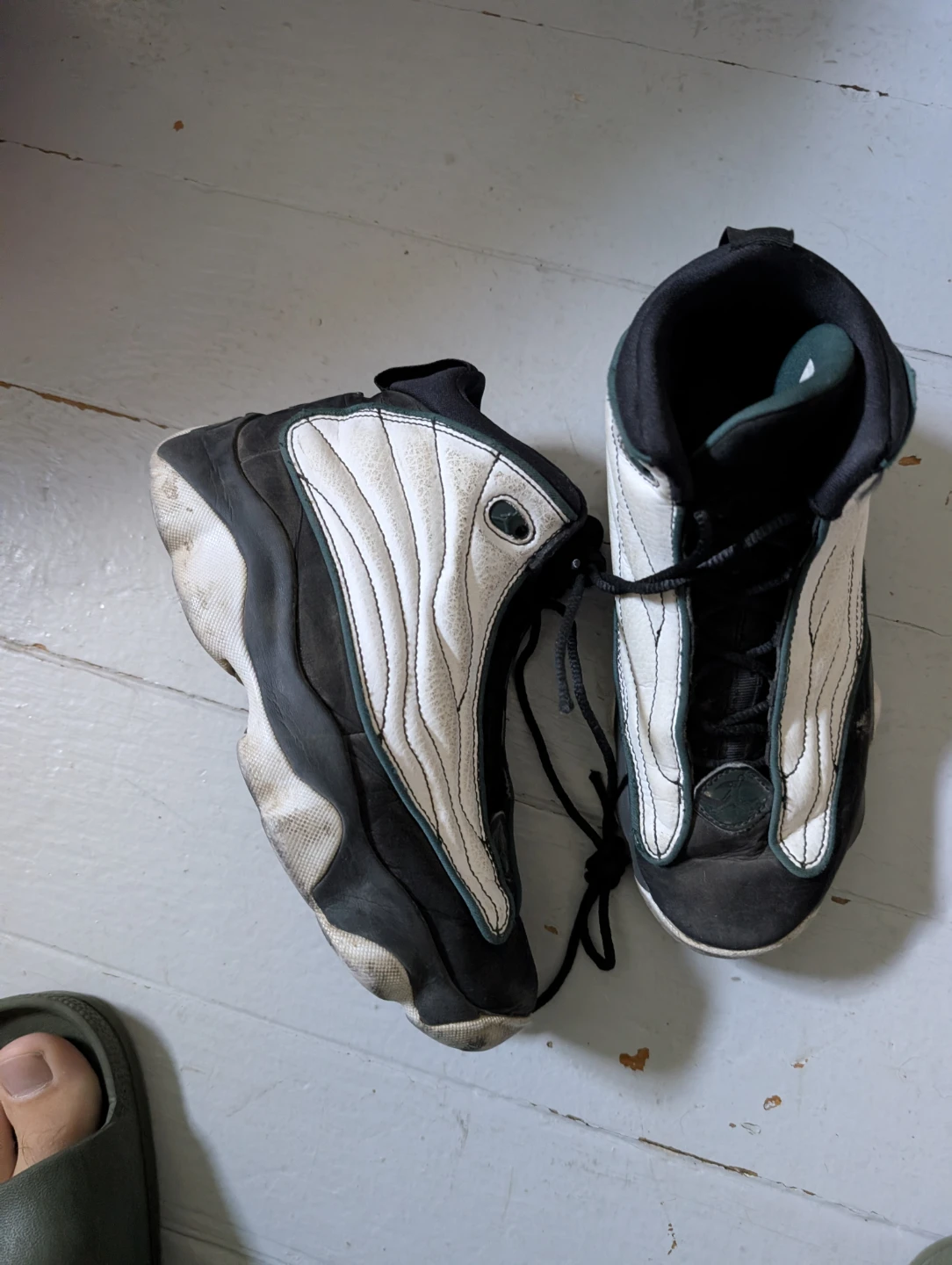 Jordan Jumpman Team II GS Black White Green - photo 2