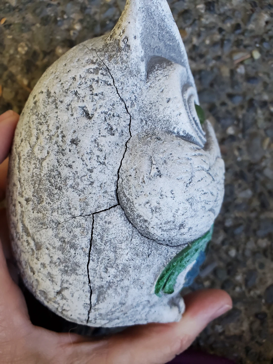 3 Cement Owl Garden Ornament - photo 5