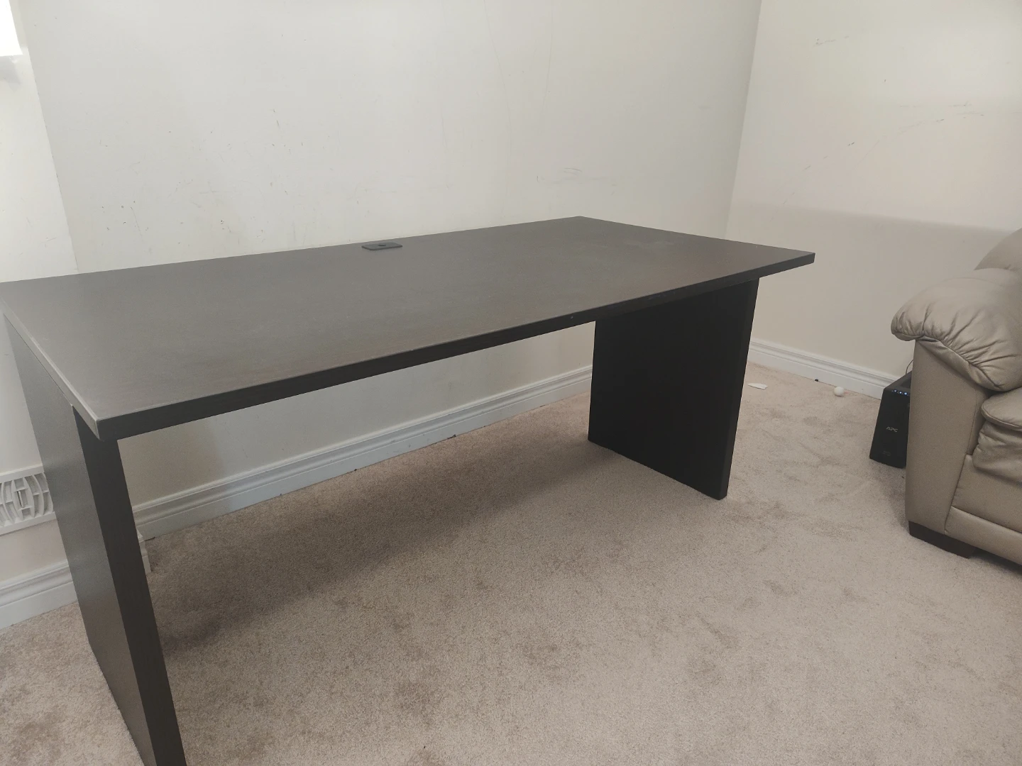 Solid Wood Executive Desk - 60" x 30" - Dark Espresso Finish - photo 4