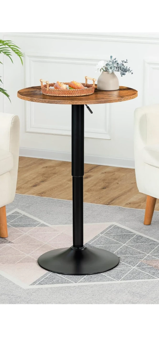 Adjustable Round Pub Table