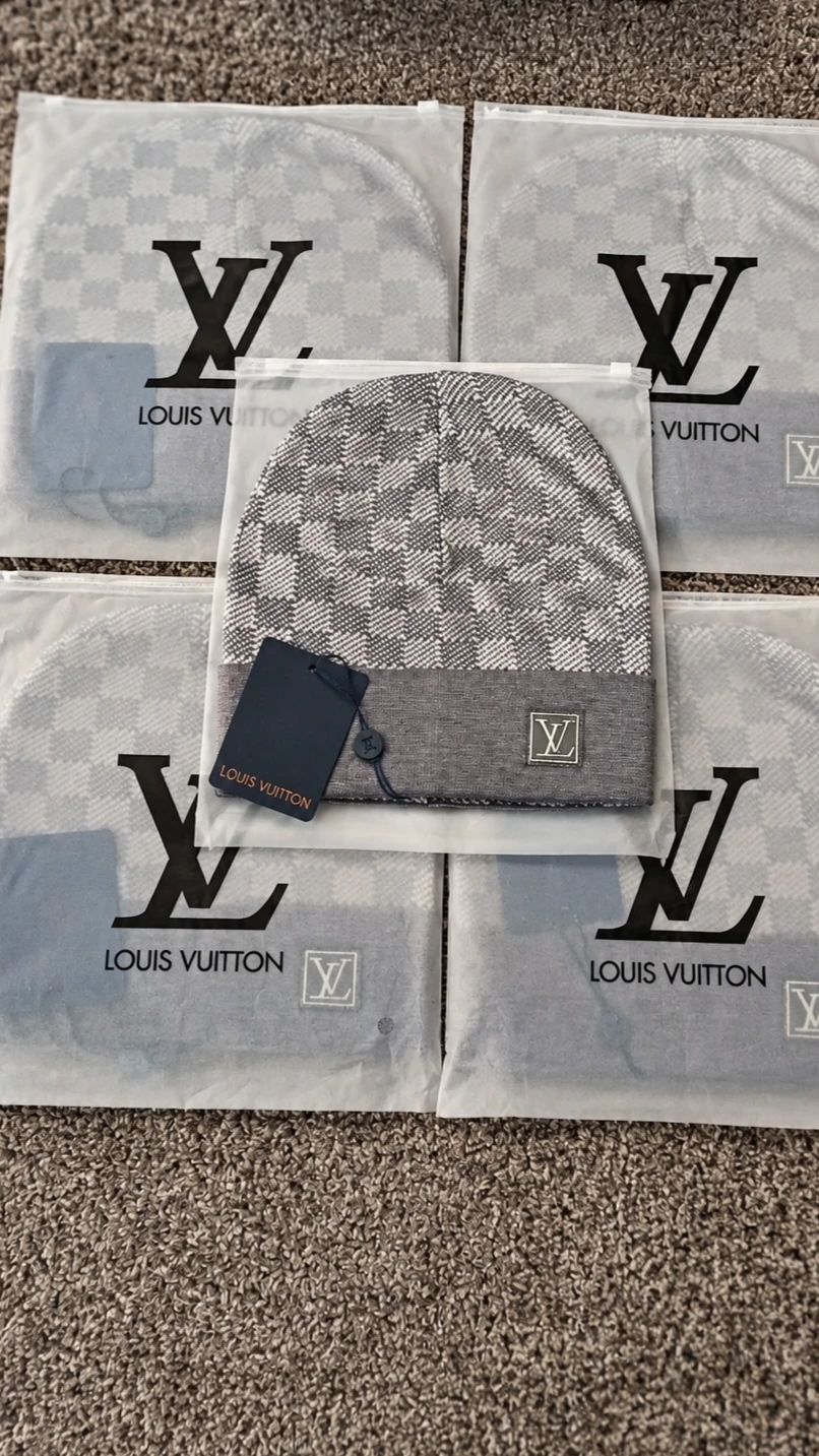 Louis Vuitton Damier Beanie