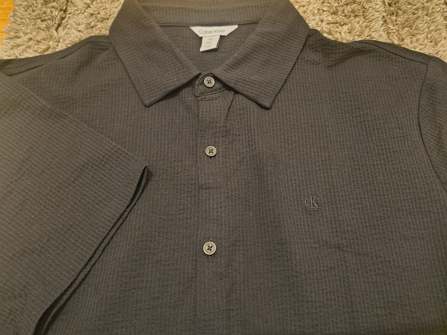 Calvin Klein Black Polo Shirt