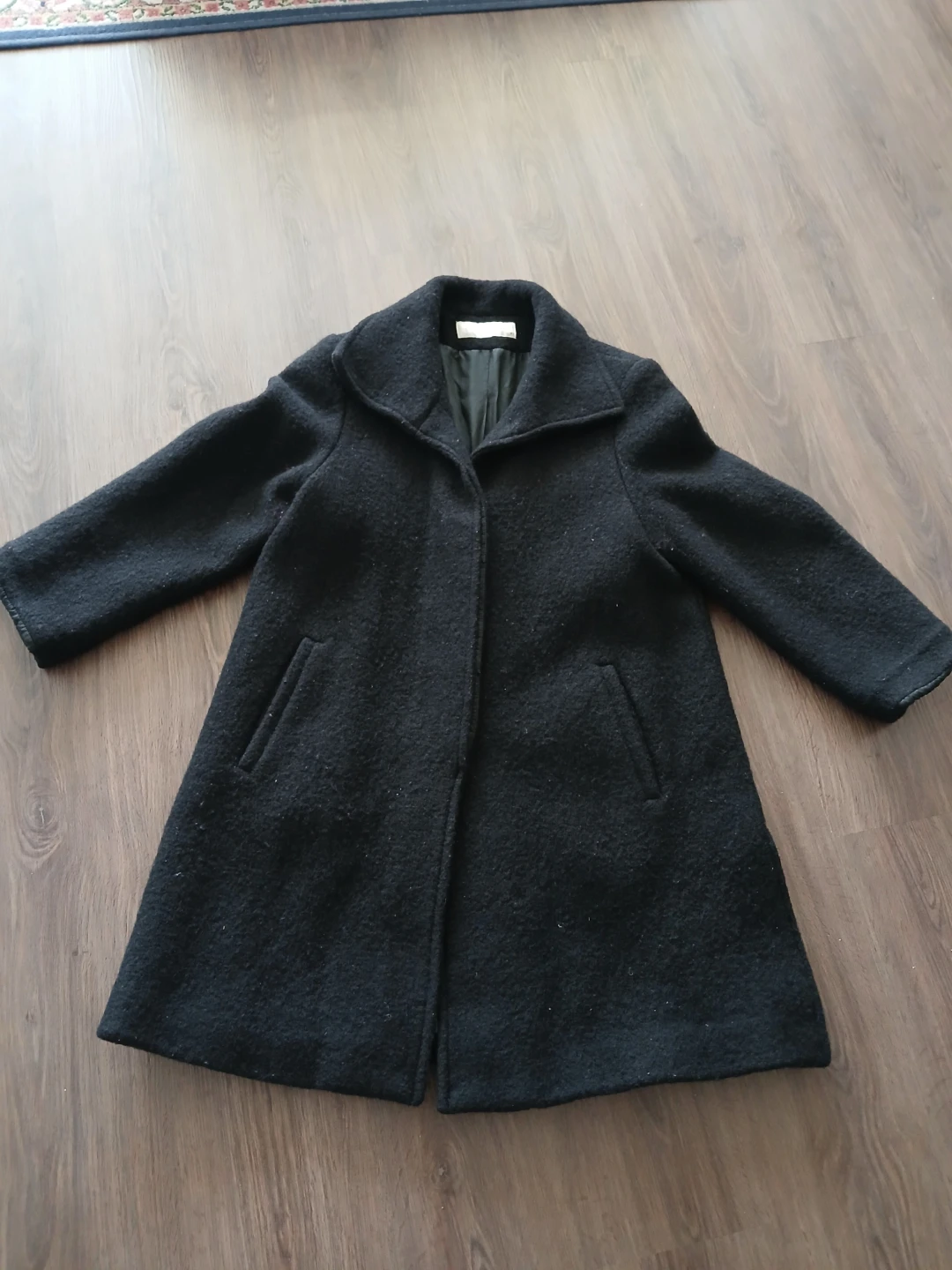 Liz Claiborne Black Wool Coat