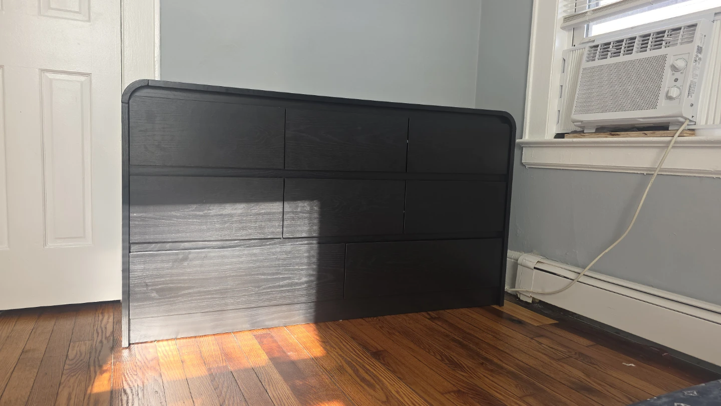 Black 7-Drawer Dresser