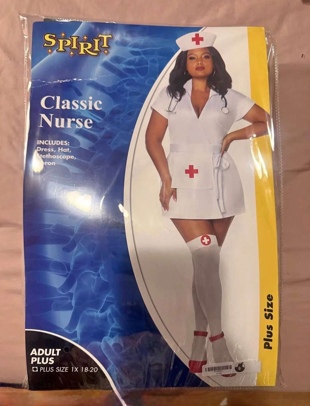Spirit Halloween Classic Nurse Costume Plus Size 1X