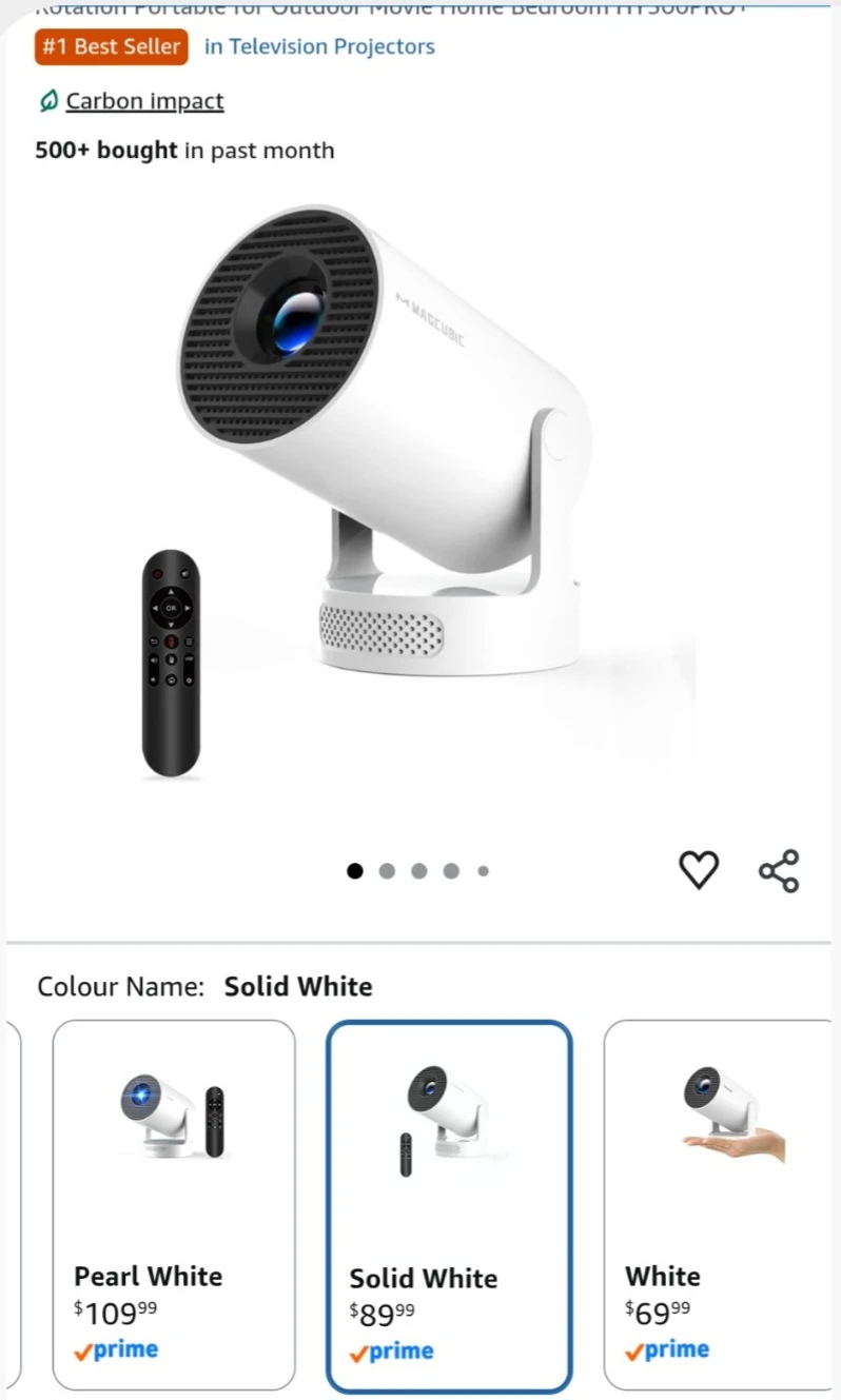 Magcubic Projector with 4K Support