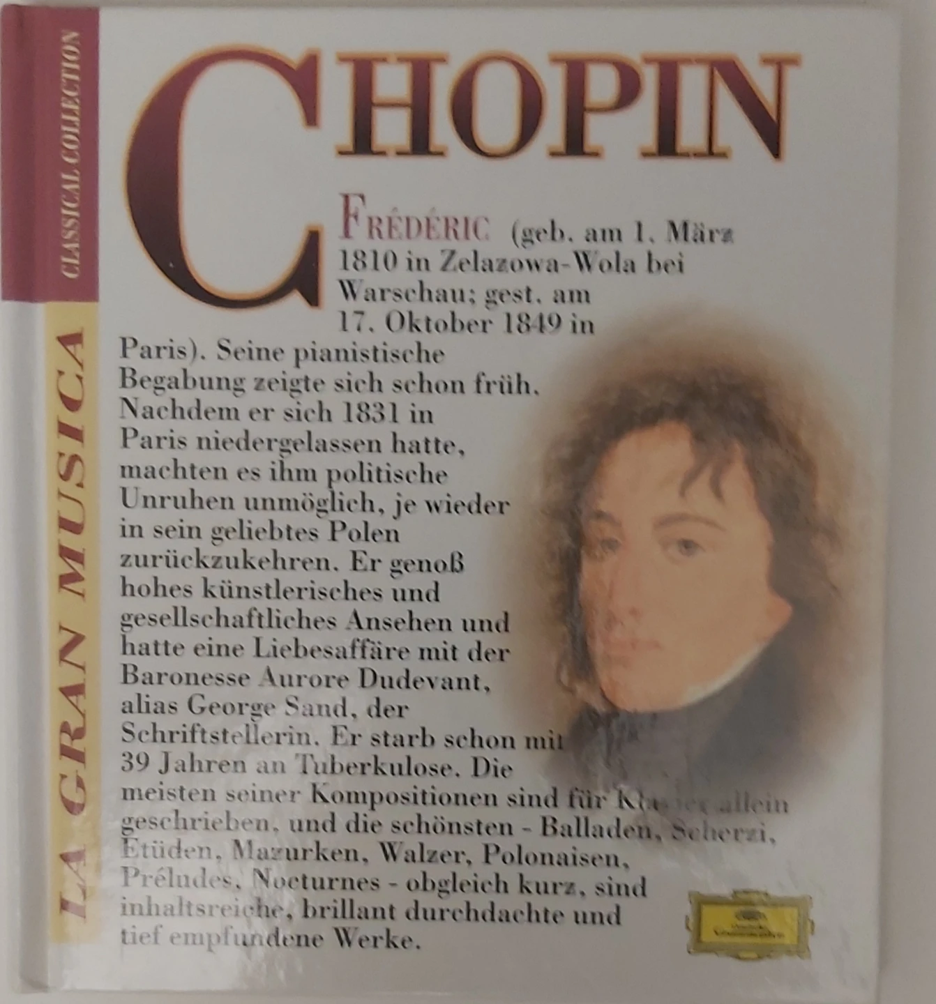 Frederic Chopin Classical Collection CD