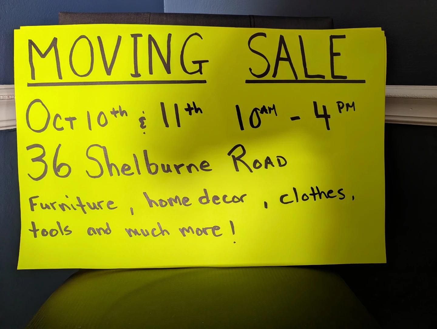 2 Day Moving Sale