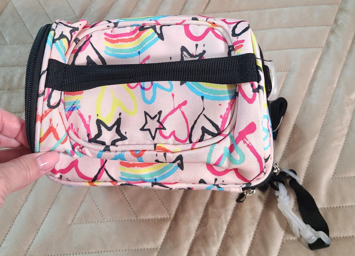 Heart Print Insulated Lunch Bag - photo 5