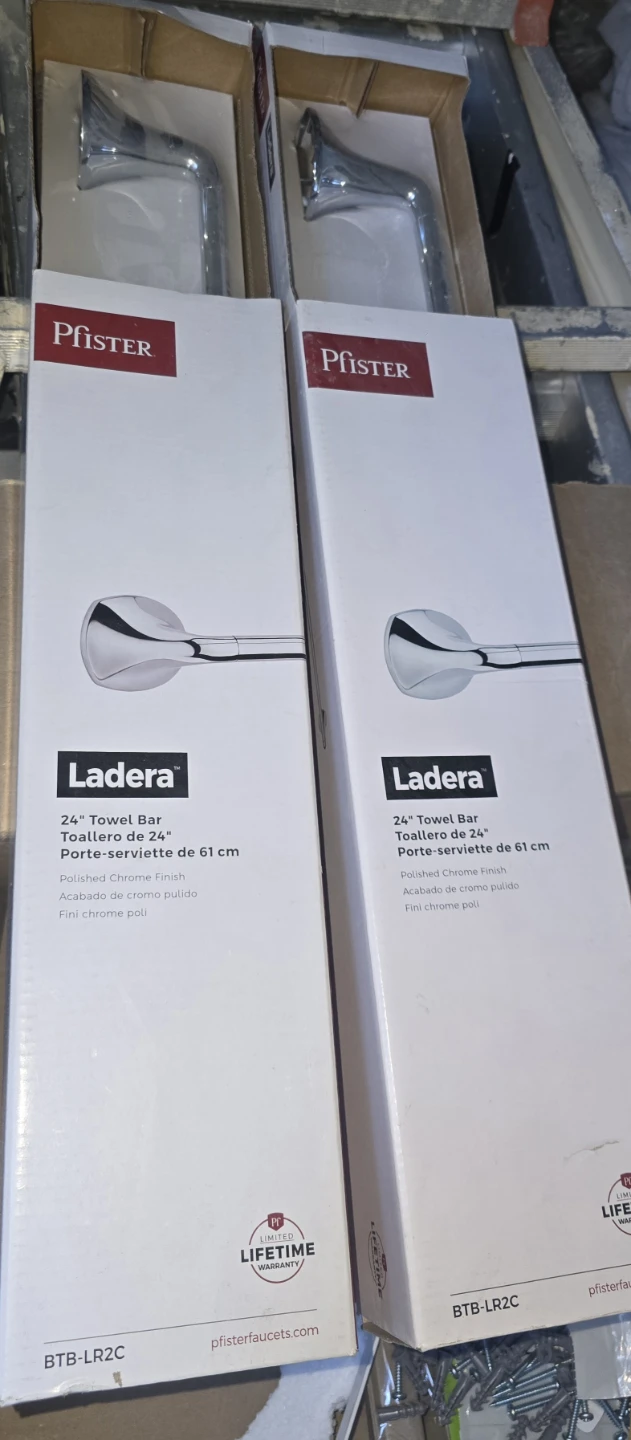 2 Pfister Ladera 24-inch Towel Bars