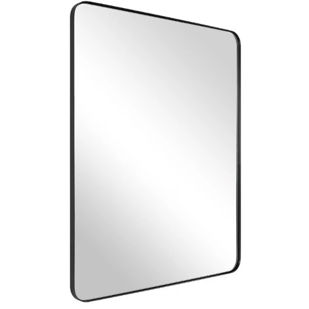 ANDY STAR 24" X 36" BLACK METAL STAINLESS STEEL MIRROR