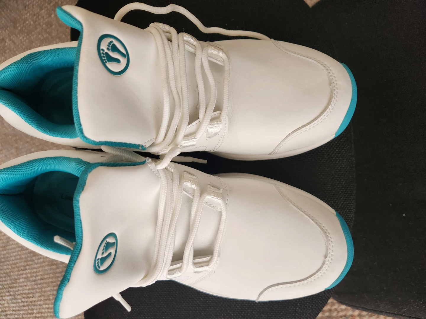 Comfort Wear White and Teal Sneakers - photo 5