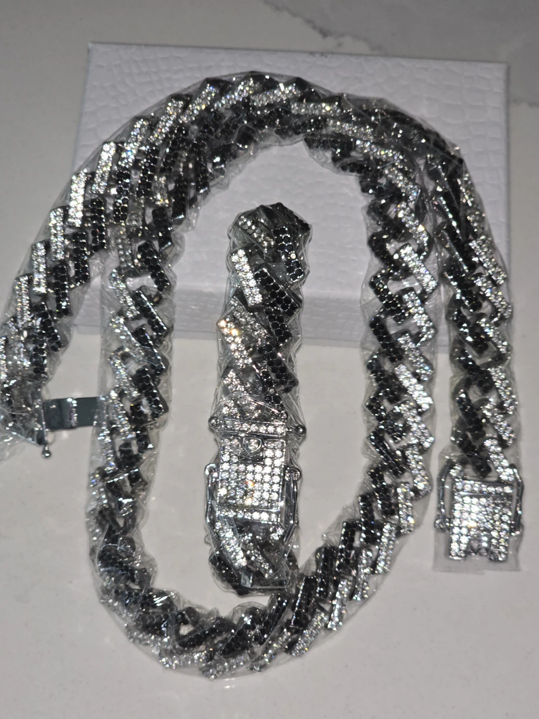 Brand new Cubn Link Chain and Bracelet Set - photo 3