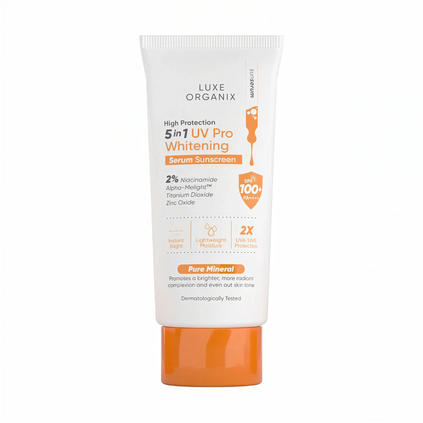 5in1 UV Pro Whitening Serum Sunscreen SPF 100 PA+++ 40ml