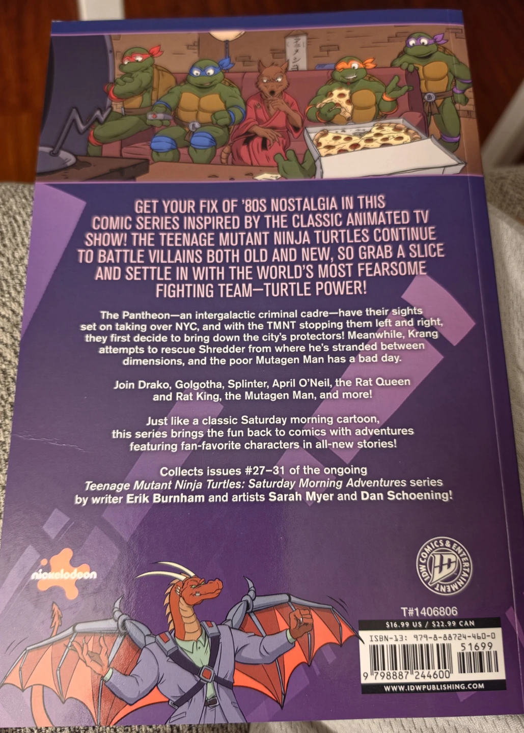 TMNT Saturday Morning Adventures Comic - photo 3