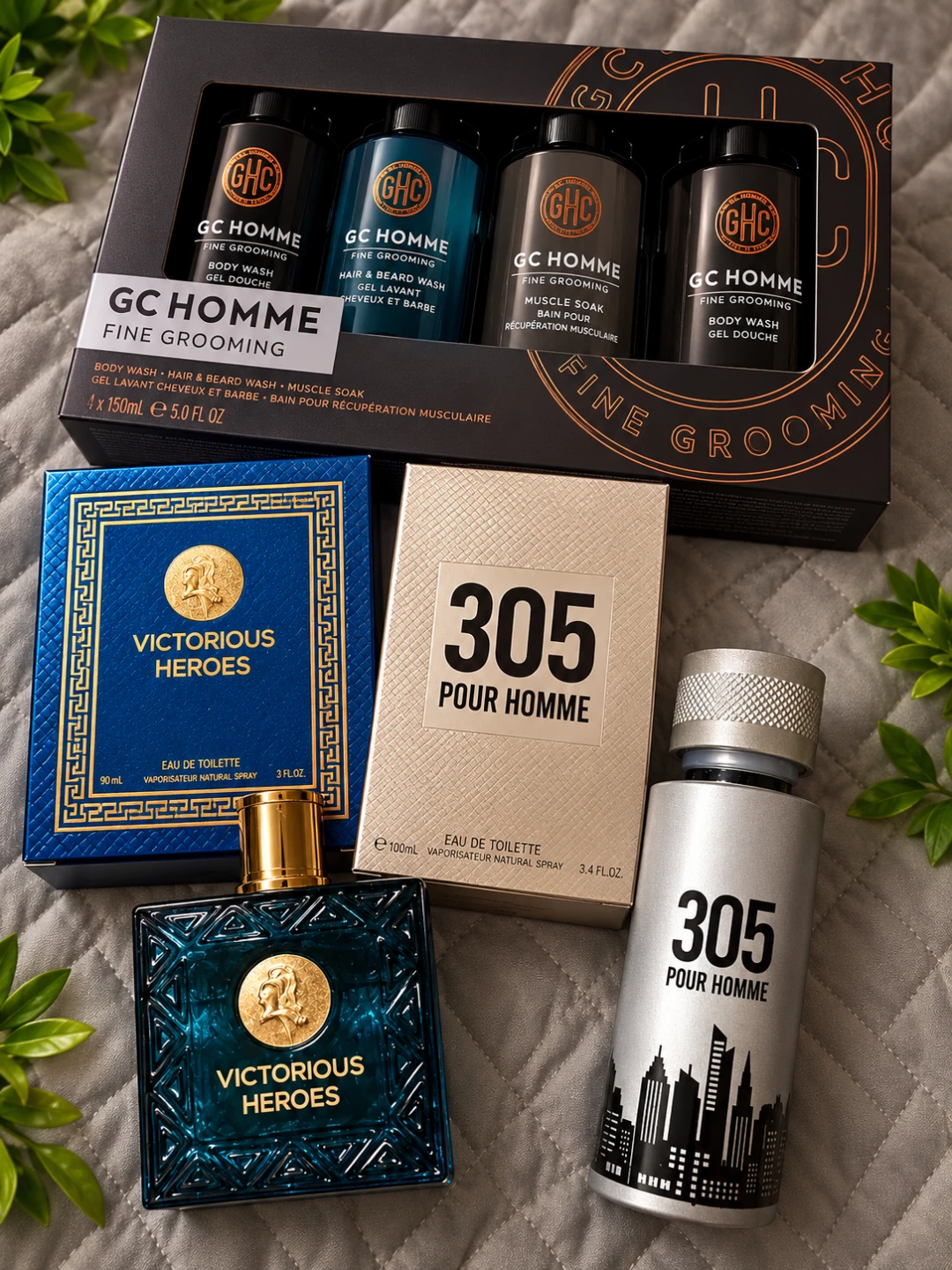 GC Homme, Victorious Heroes and 305 Pour Homme Grooming Set