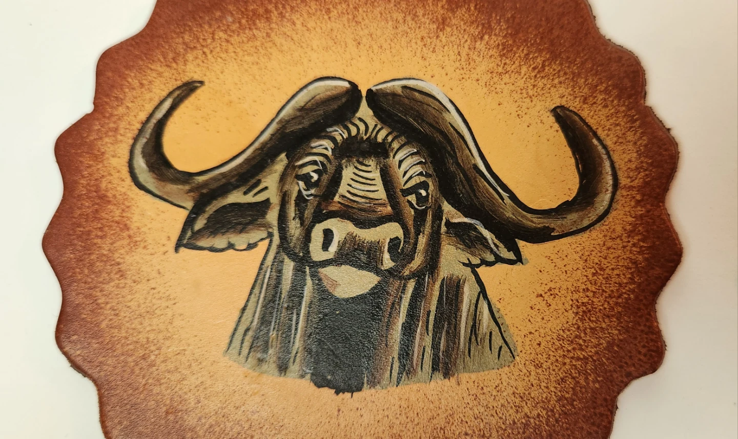 Set of 6 Leather Coasters - photo 3