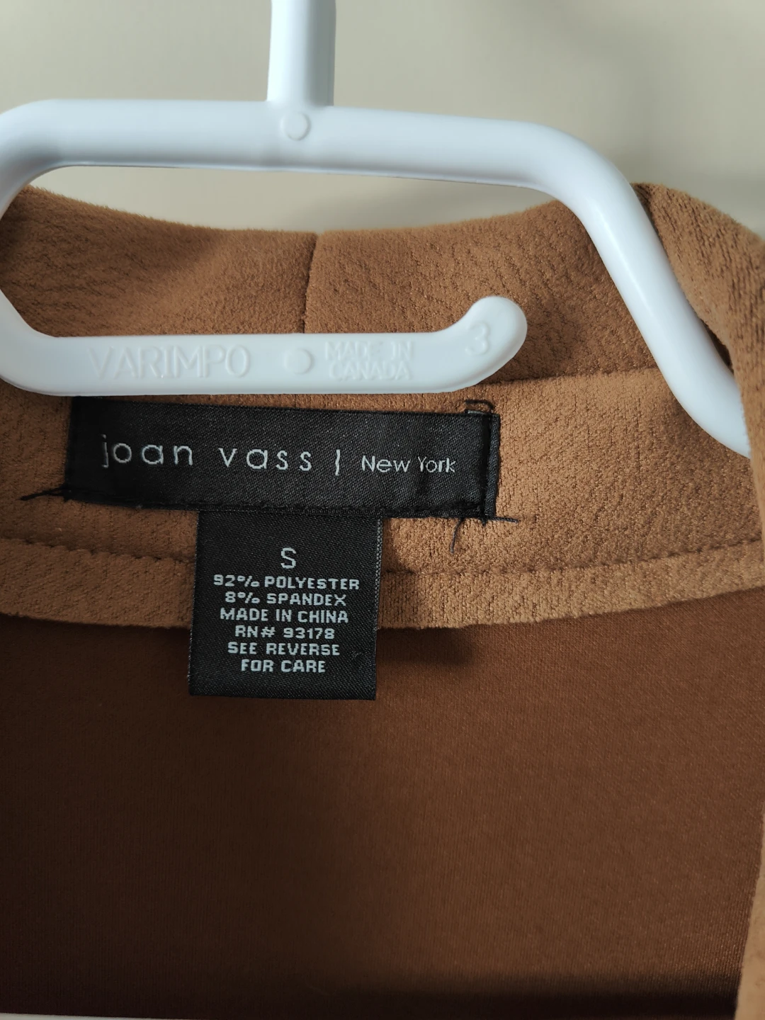 Joan Vass New York Faux Leather Jacket - photo 5