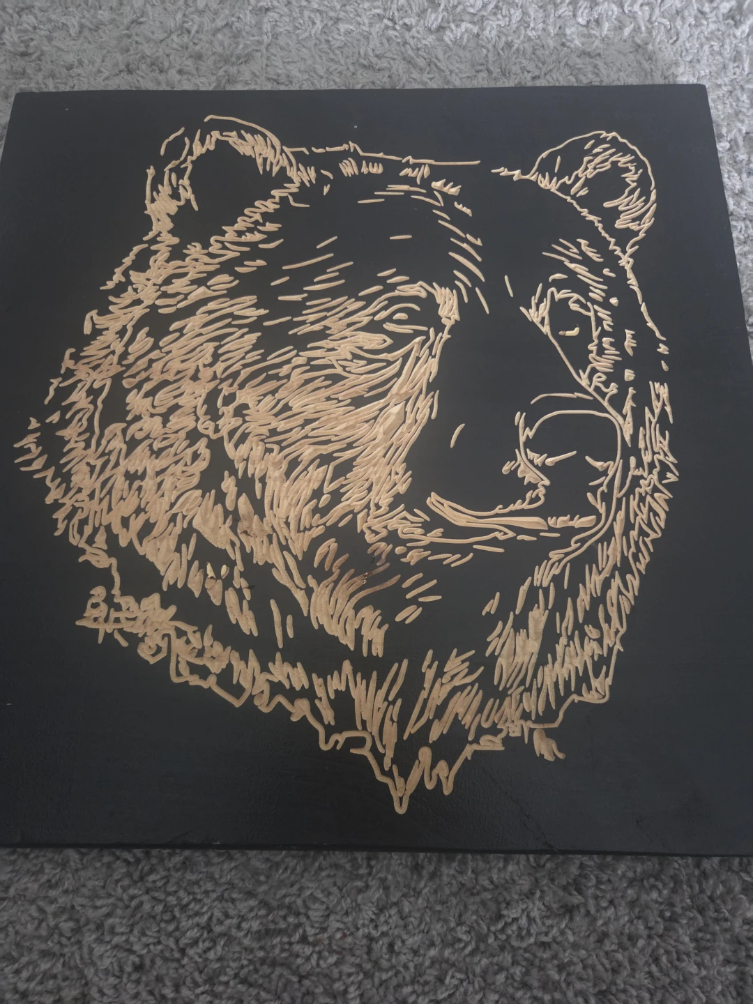 Hope Springs Rustic Bear Wall Art
