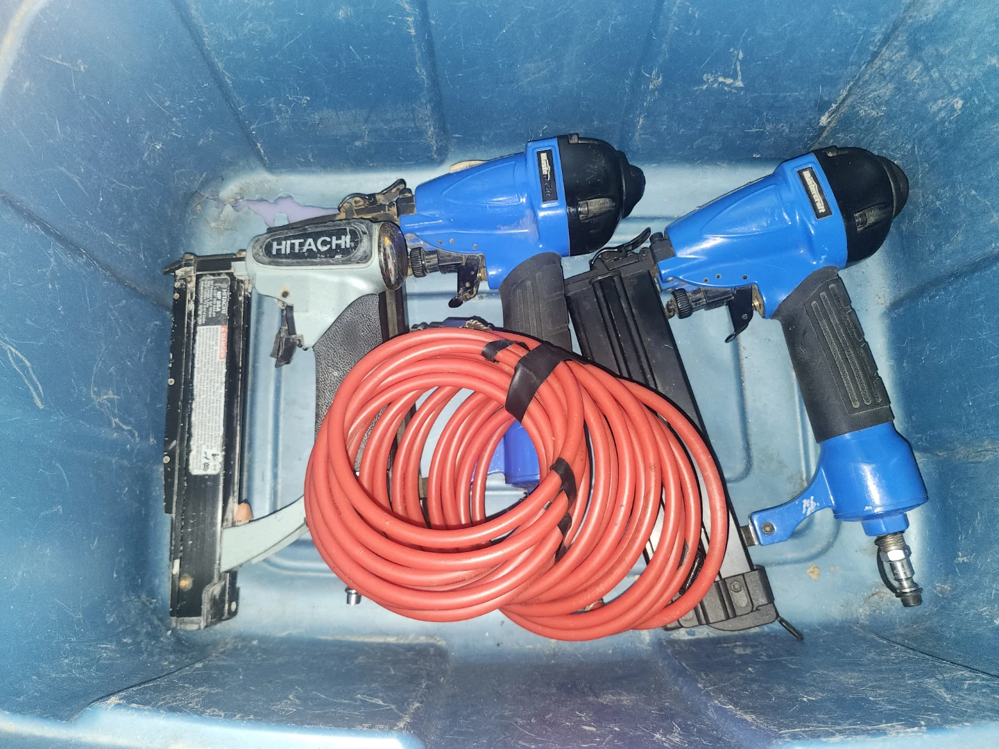 Omega Contractor Air Compressor PN1004L and staple guns. - photo 5
