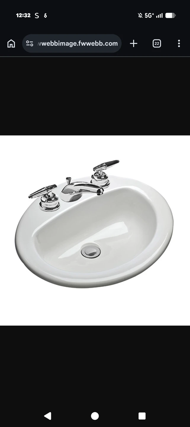 Mansfield 237-4 Oval Drop-in Lavatory Sink - photo 2