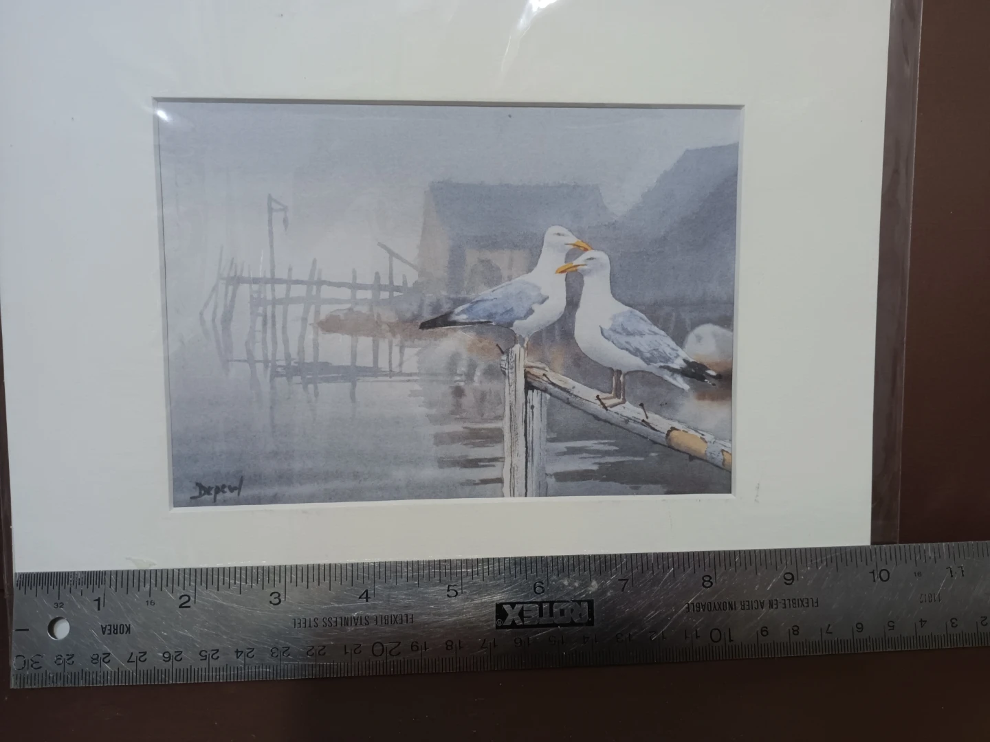 Neil Depew Seagull Watercolour Print - photo 3