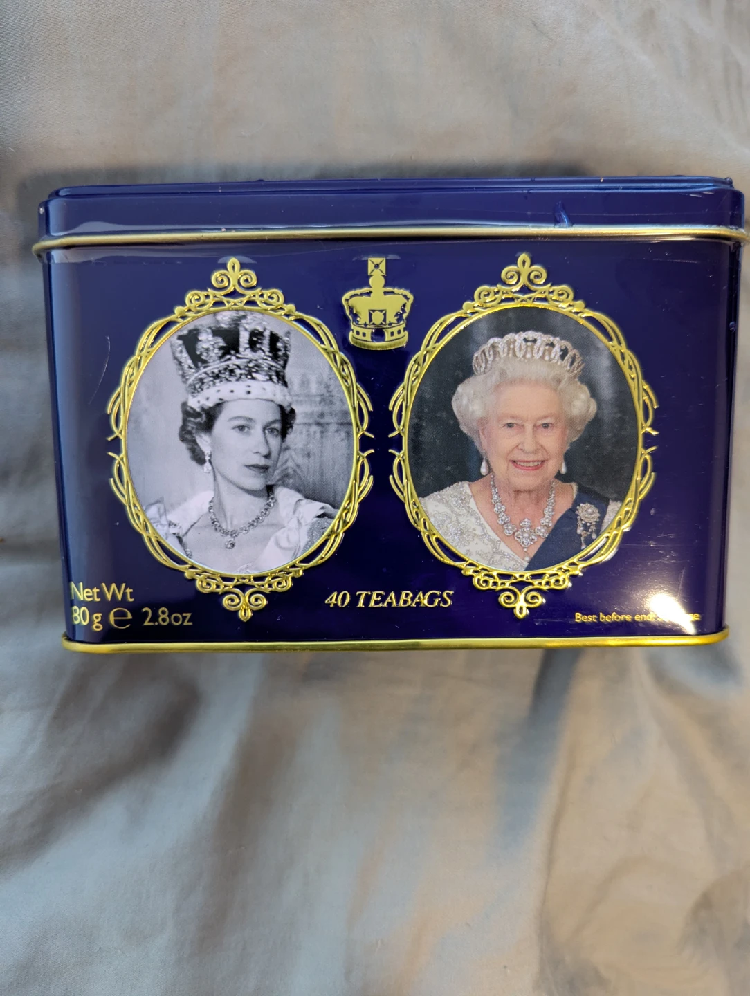 Collectible Queen Elizabeth II English Breakfast Tea Tin!
