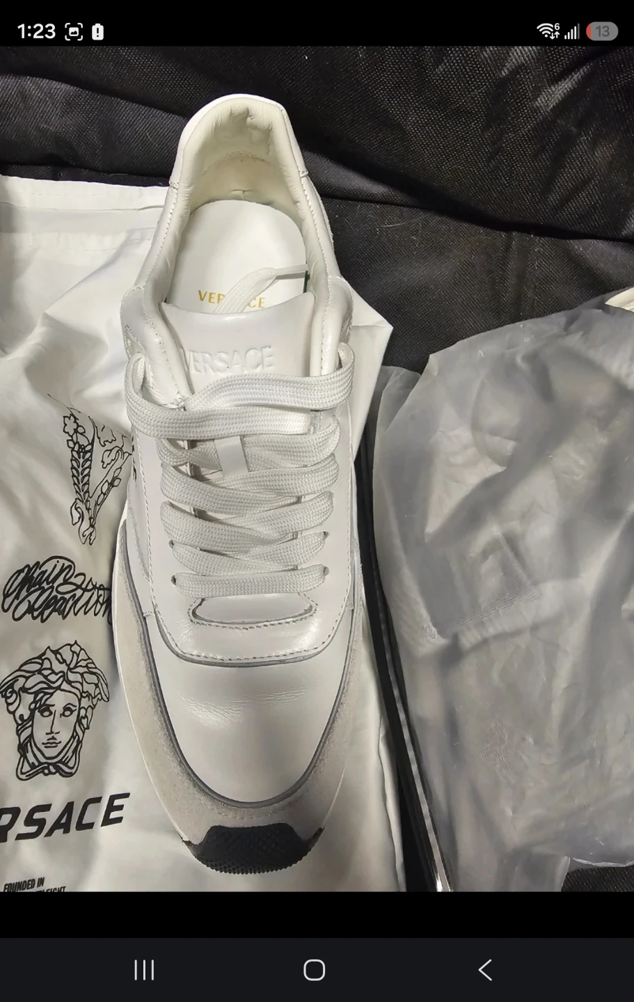 Versace Est. 1978 Milano White Sneakers - photo 3