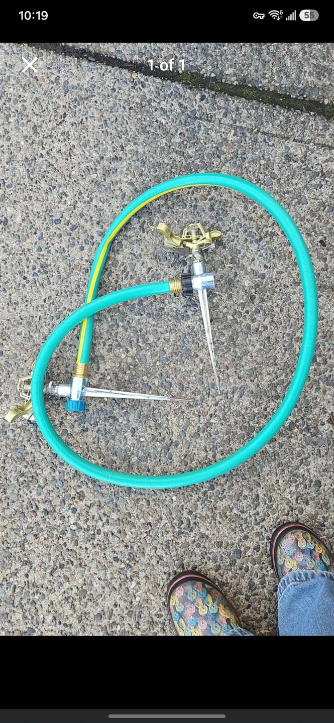 2 long range sprinklers