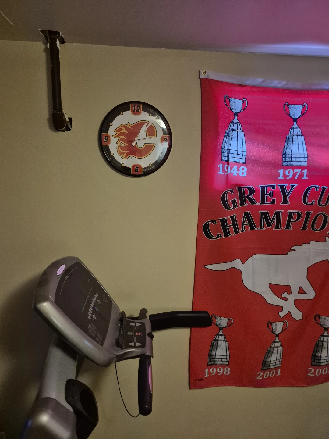Calgary Flames NHL Wall Clock