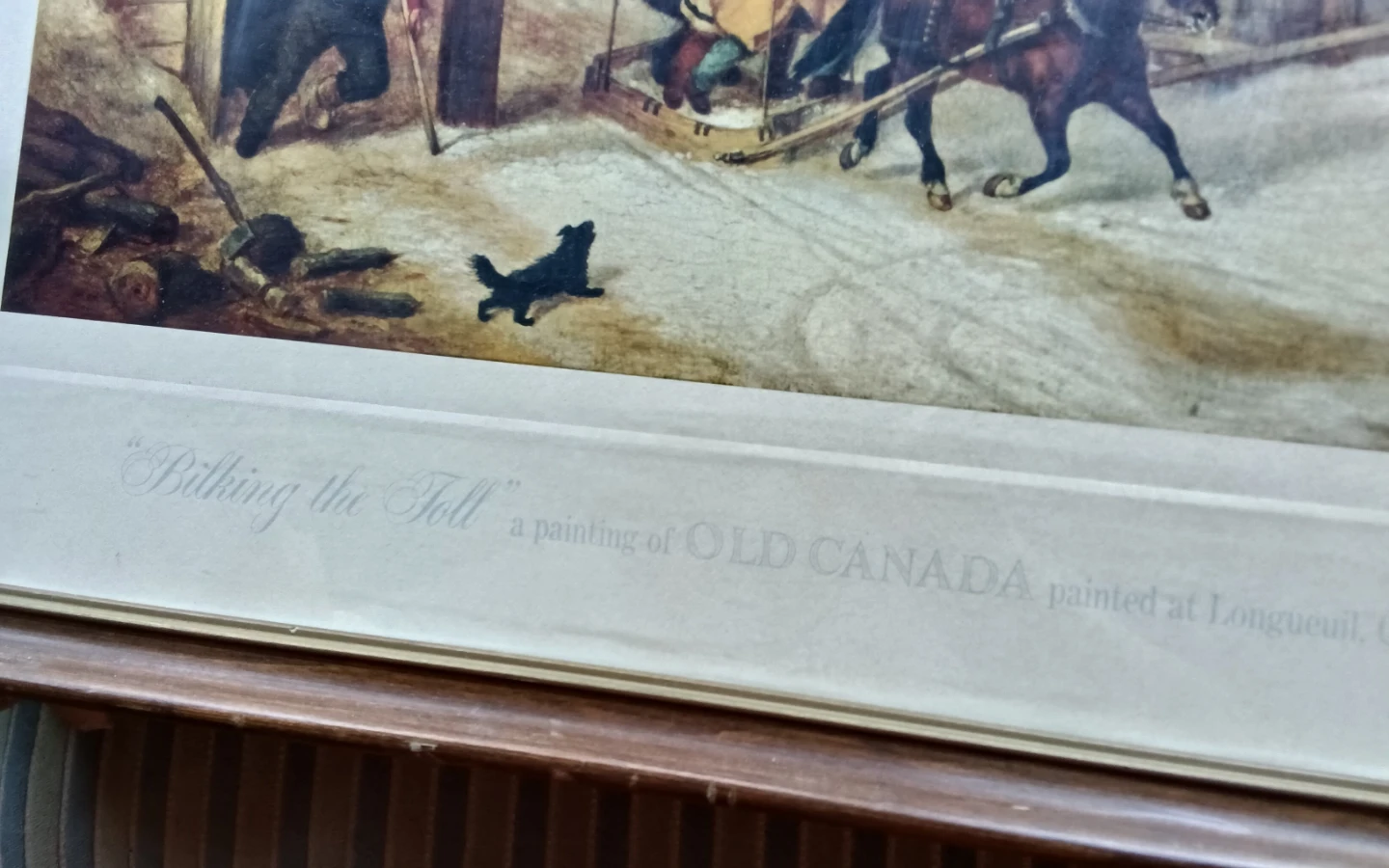 Framed Print: Bilking the Toll by Cornelius Krieghoff - photo 2