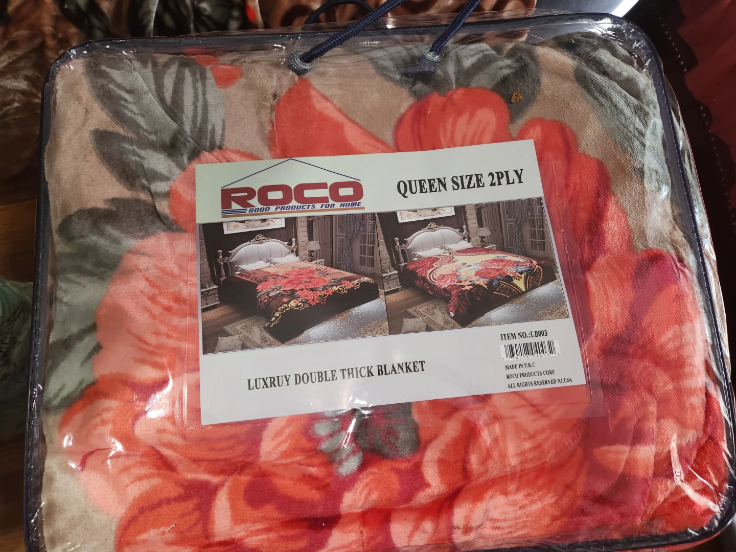 ROCO Queen Size 2-Ply Double Thick Blanket - photo 2