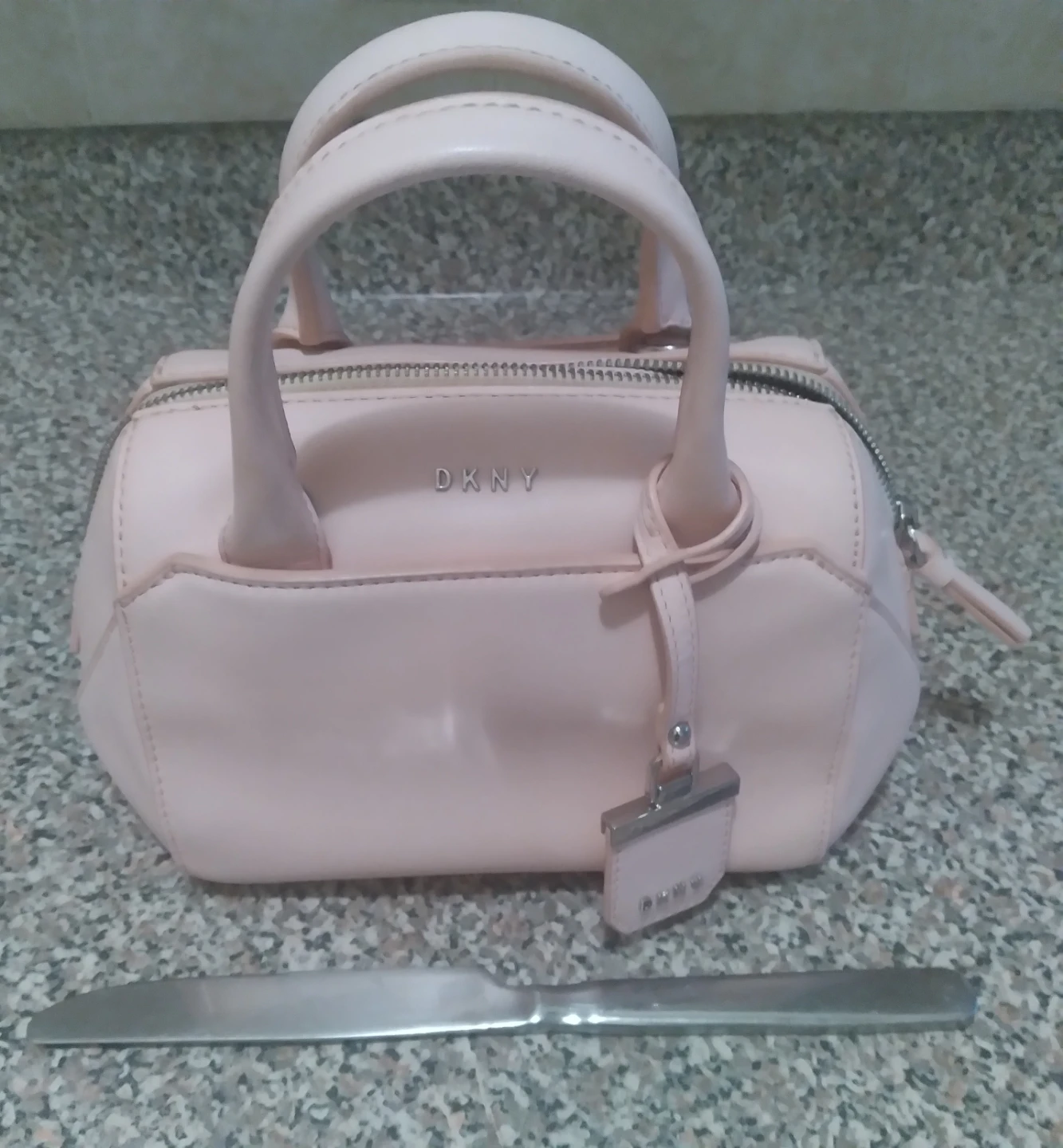 DKNY Mini Barrel Bag - Light Pink - photo 4
