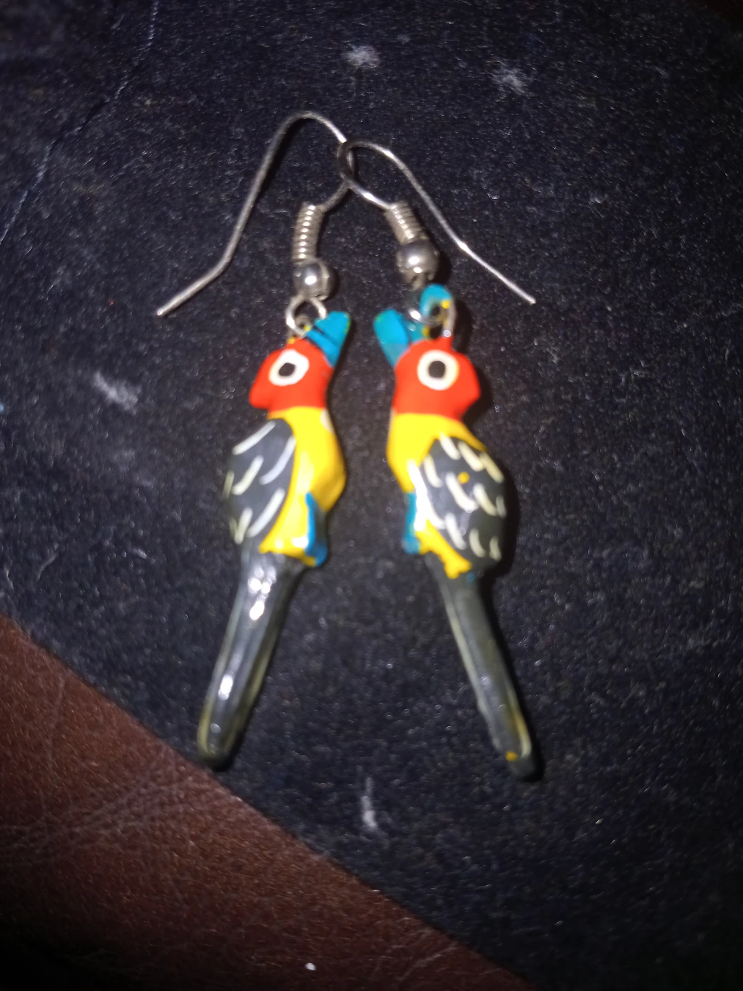 Colorful Parrot Earrings