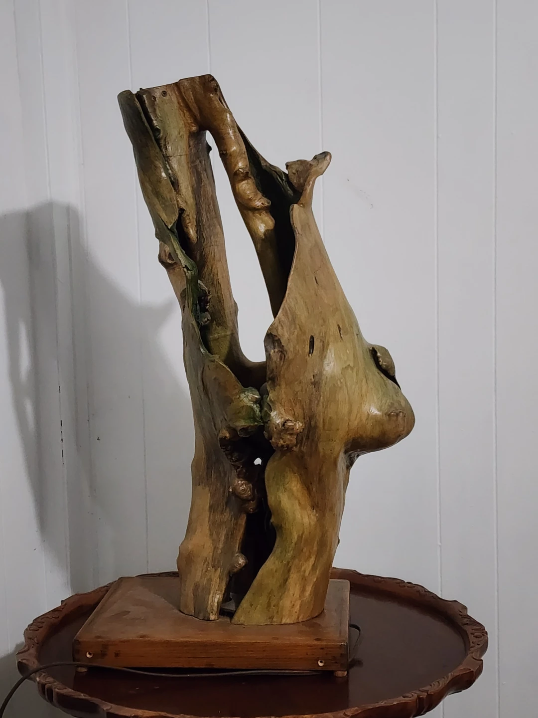 70's Wood Lamp - photo 3